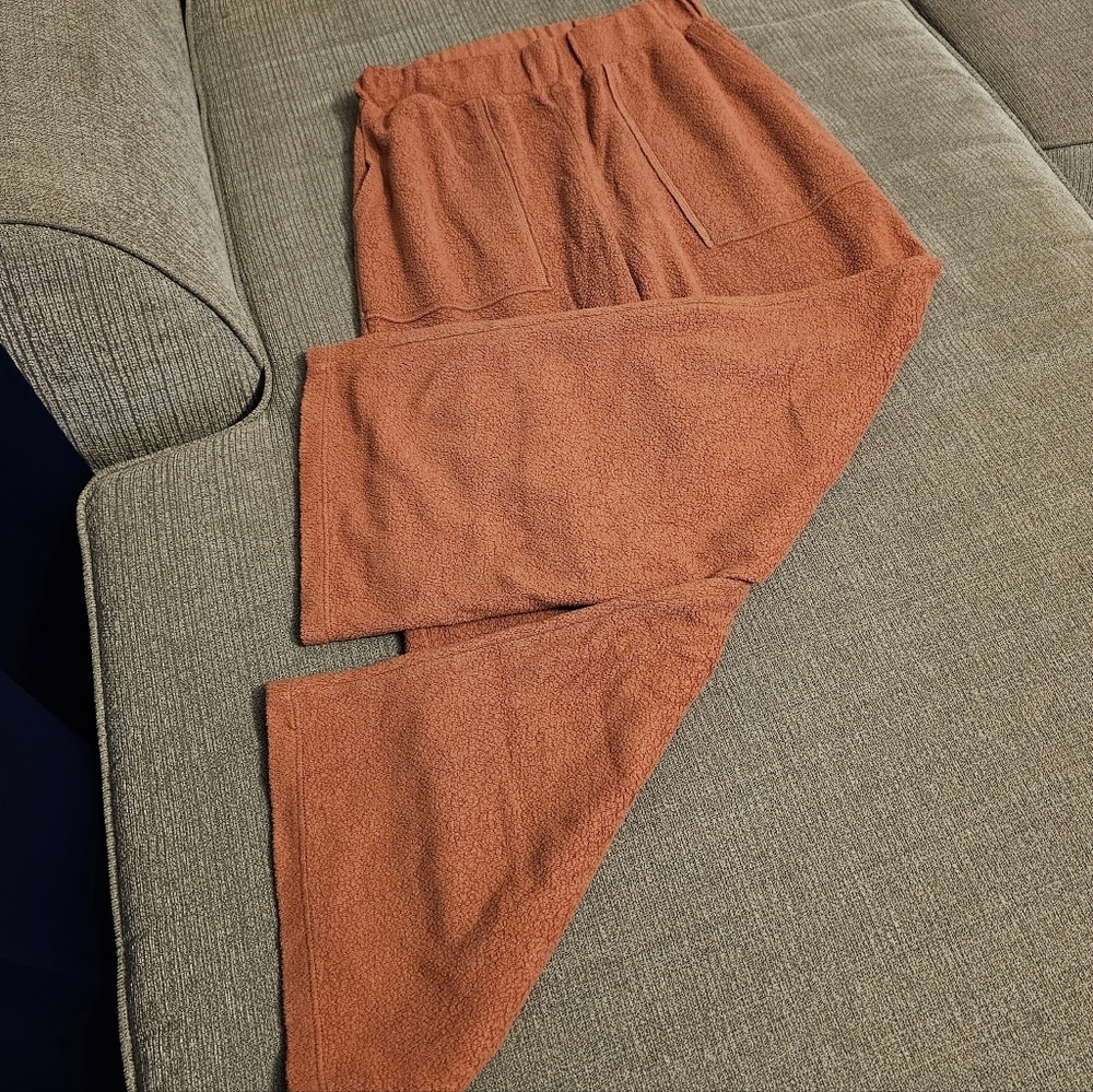 Madewell MWL Cozybrushed Weather Brick Straight Leg Casual Sweatpants Size XS - Picture 3 of 8